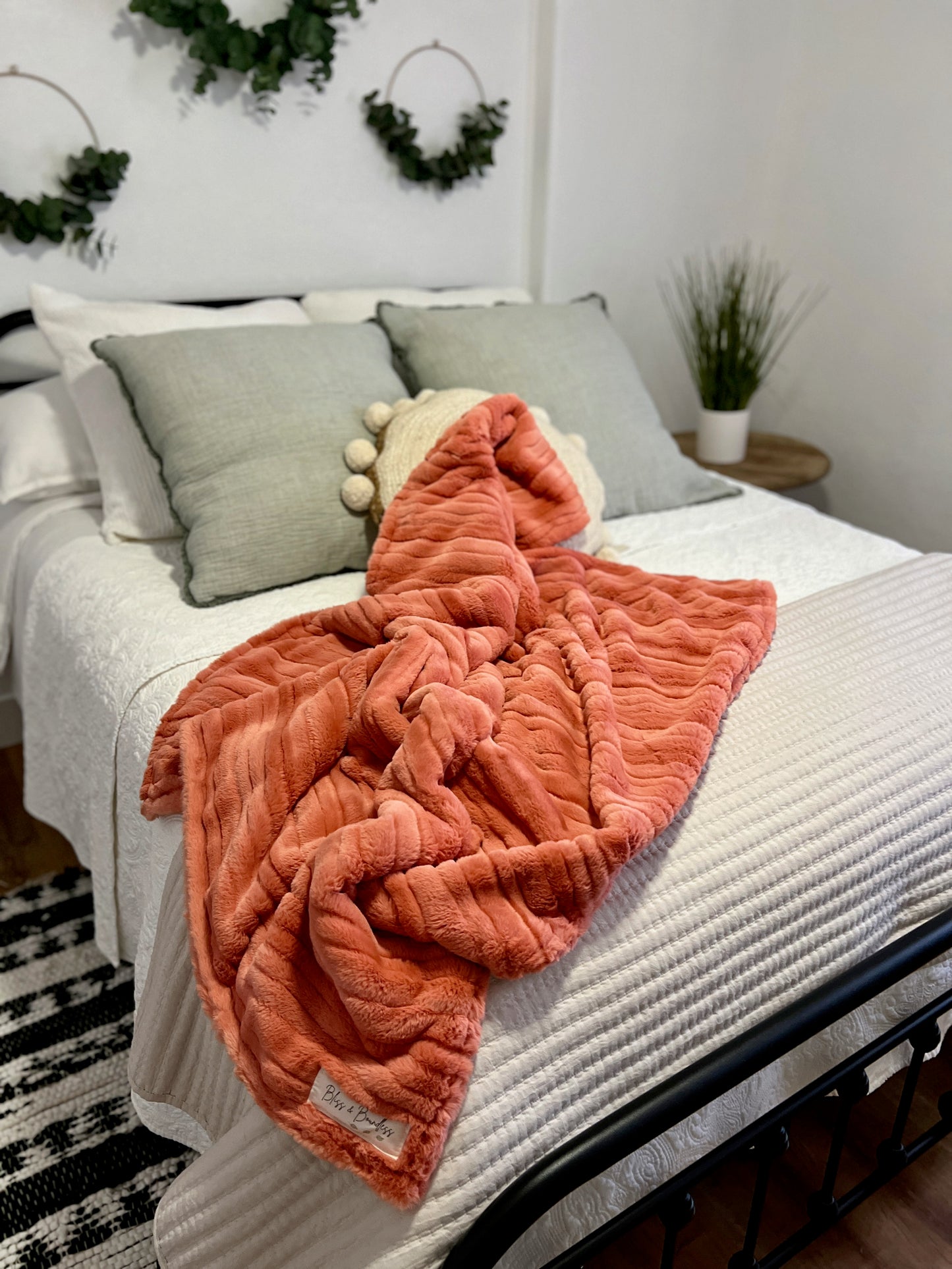 Adobe Vienna Throw Blanket - Cozy Living Room Throw