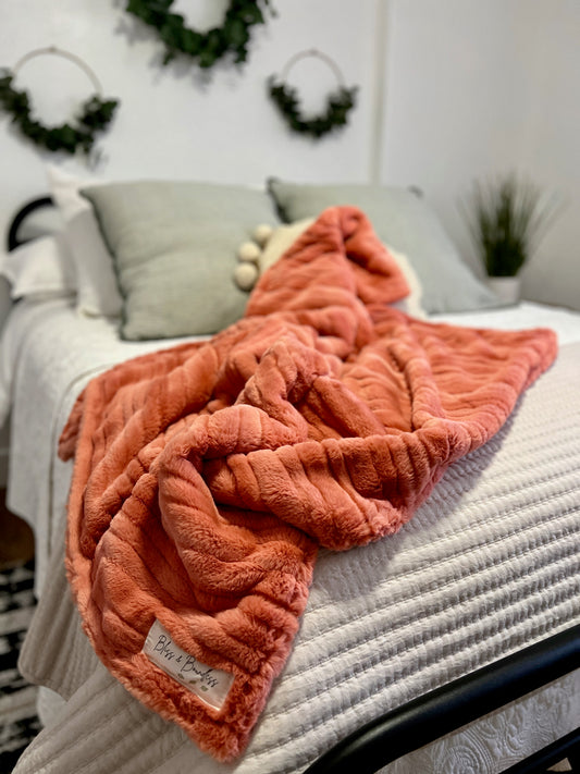 Adobe Vienna Throw Blanket - Cozy Living Room Throw