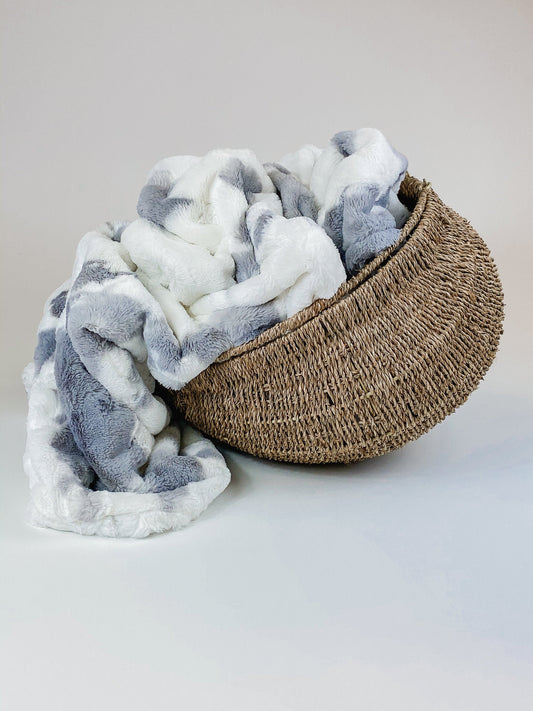 Silver Calf Throw Blanket