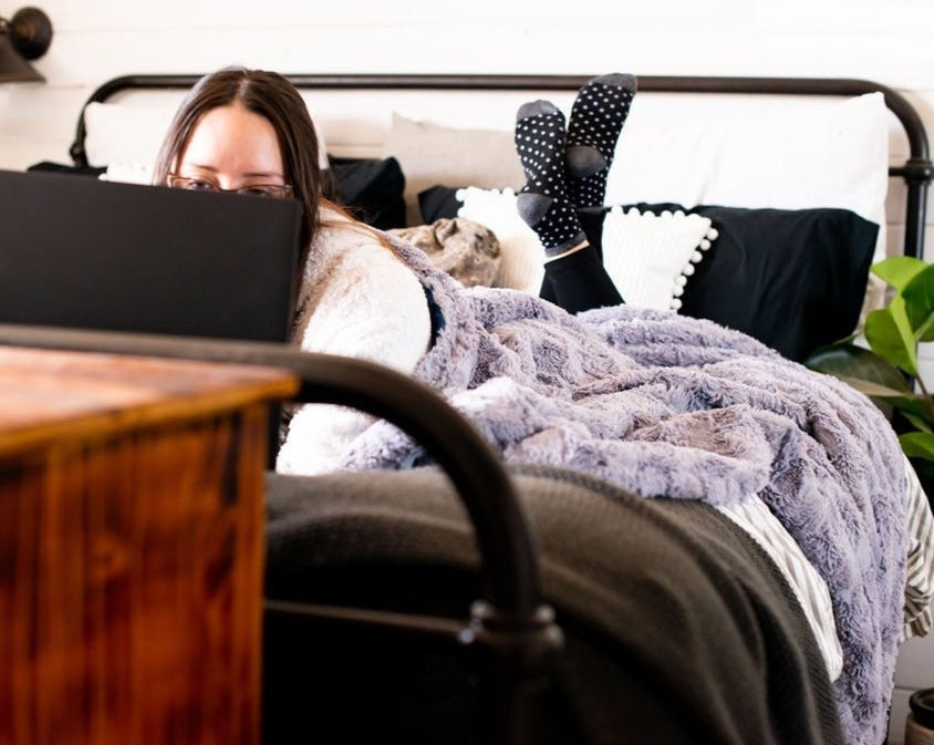 Alloy Glacier Throw Blanket