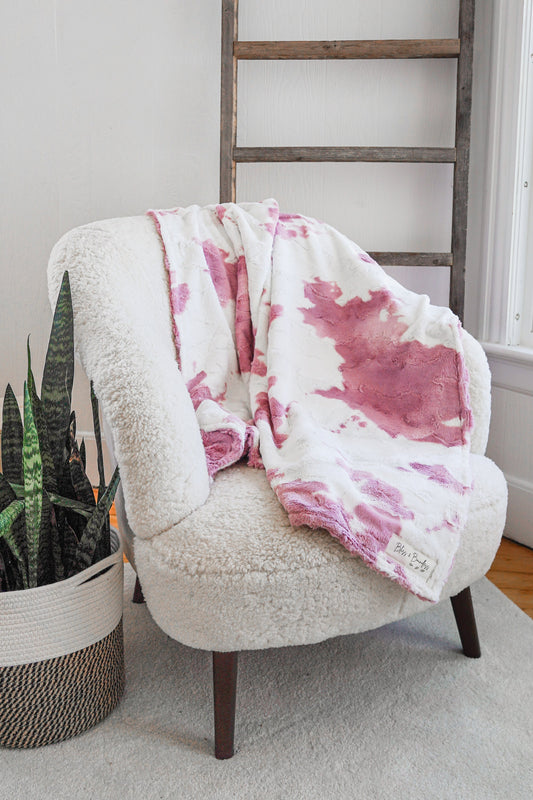Blush Calf Throw Blanket