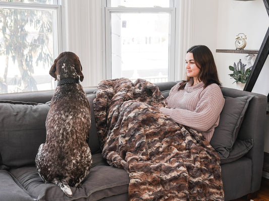 Driftwood Rabbit Adult Throw, Adult Gift, Throw Blanket