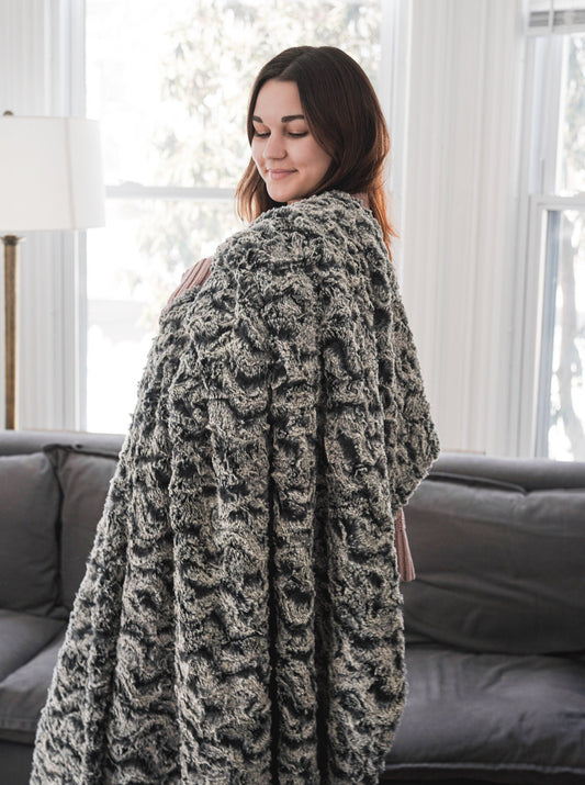 Alpine Night Throw Blanket