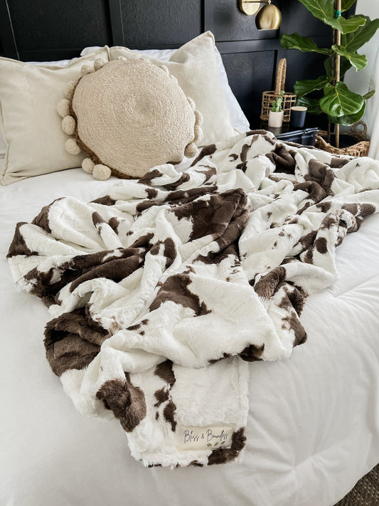 Brownie Calf Throw Blanket