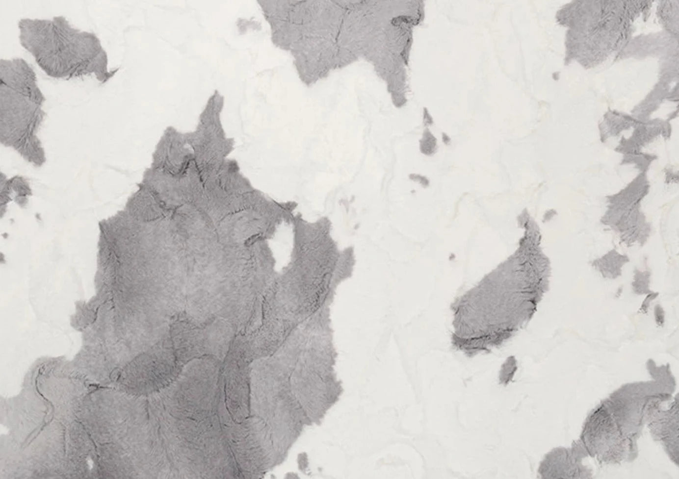 Silver Tinsel Calf Throw Blanket