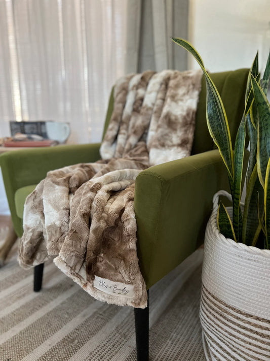 Cocoa Mocha Throw Blanket