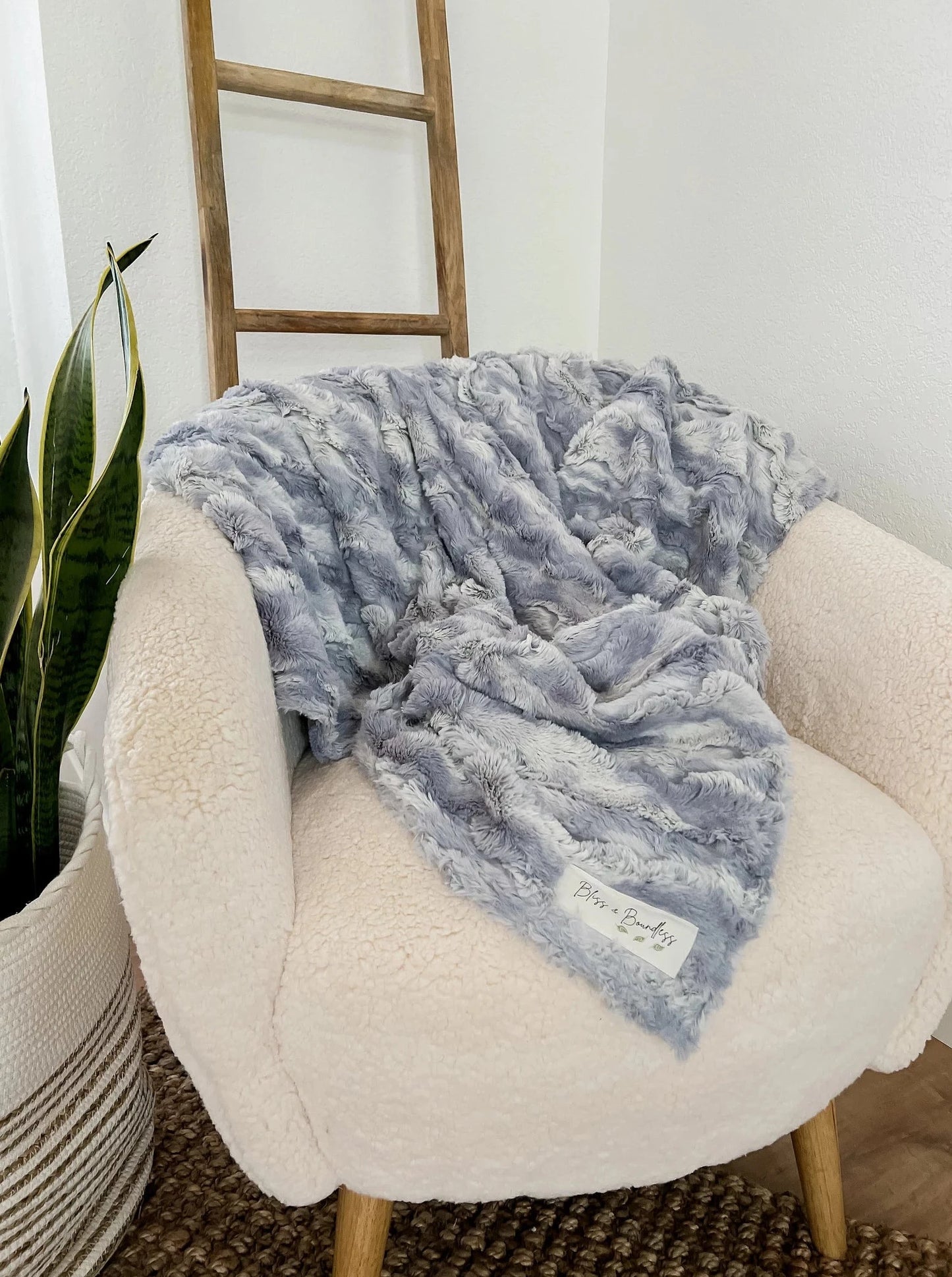 Wild Rabbit Icy Morn Throw Blanket