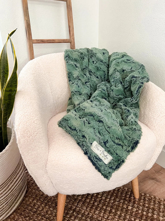 Wild Rabbit Artichoke Throw Blanket