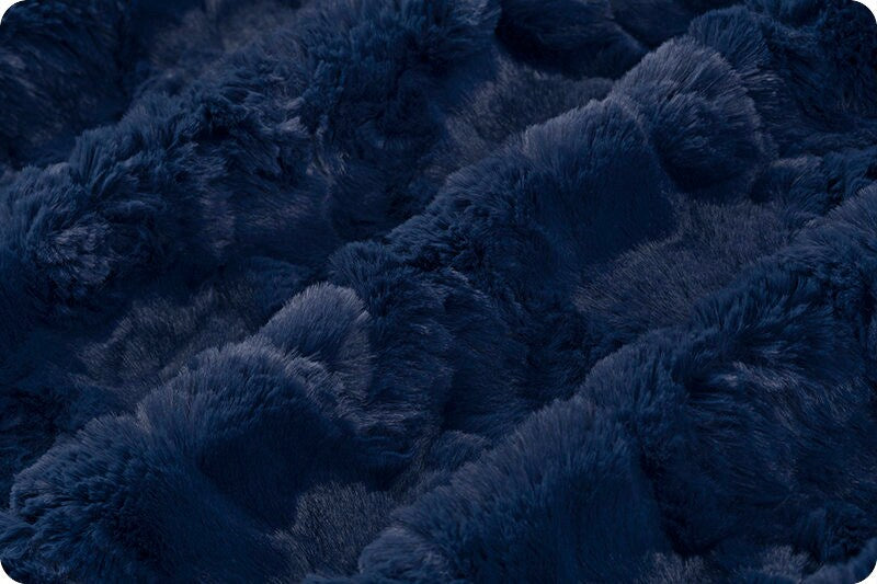 Navy Glacier Throw Blanket