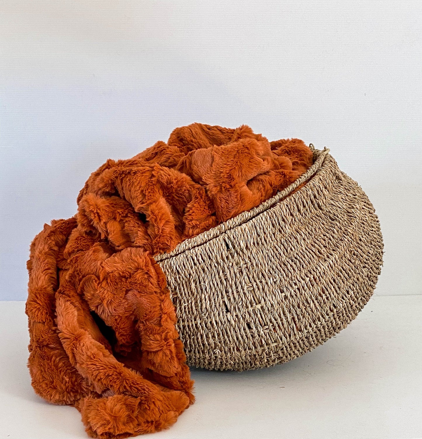 Ginger Glacier Throw Blanket