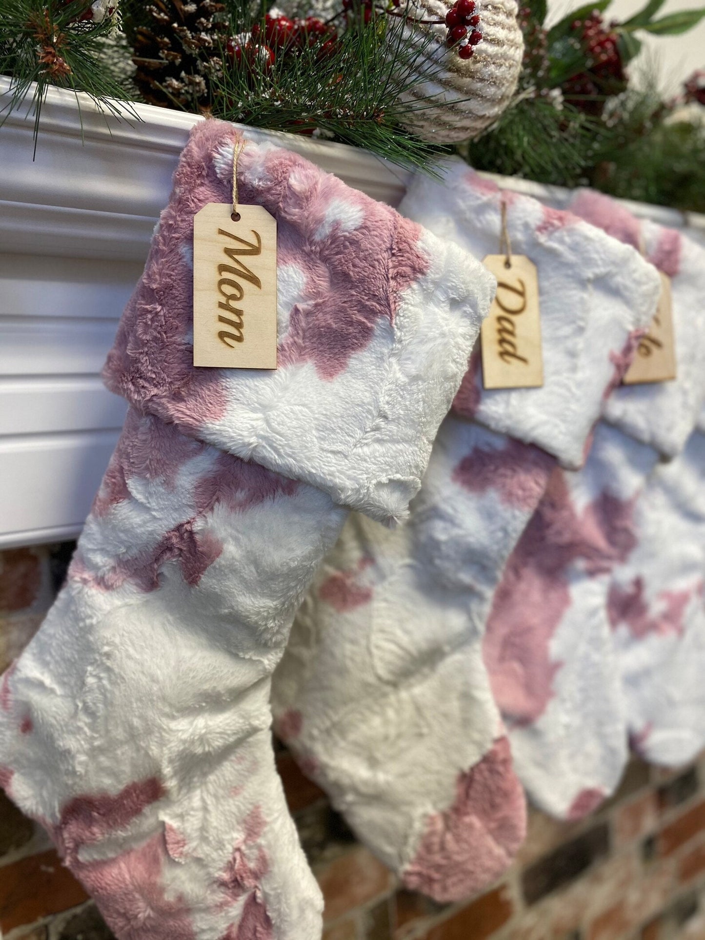 Clararose Cow Personalized Christmas Stocking