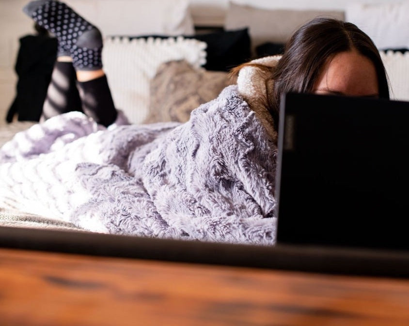 Alloy Glacier Throw Blanket