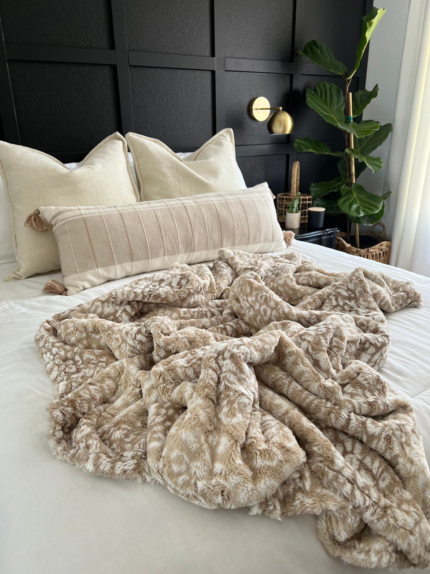 Ocelot Biscotti Throw Blanket